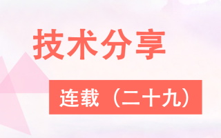 技术分享连载(二十九)