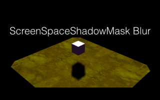ScreenSpaceShadowMask Blur推荐