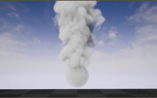 Unreal中的烟雾火焰流体模拟
