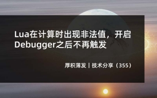 Lua在计算时出现非法值，开启Debugger之后不再触发